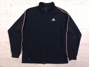 アディダス adidas メンズ CLIMA365 トラックジャケット ジャージ 袖ライン ラグラン M 紺