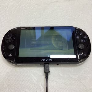 ◎ SONY ソニー PSVITA プレイステーション ヴィータ 本体のみ ブラック PCH-2000 通電確認済み ゲーム機 