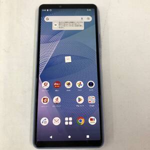 se484 送料無料！動作品 docomo SO-52B Xperia 10 Ⅲ 128GB 本体のみ 判定：○ 電池性能：80%以上