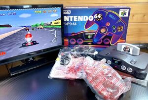 動作品 任天堂 Nintendo ニンテンドウ64本体（NUS-001） N64 ニンテンドー64 本体コントローラー セット