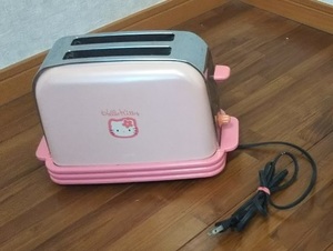 サンヨーSANYO自動トースター SK-KT11 ハローキティ 100V 620Wトースト Hello Kitty　ハローキティ ピンク 動作OK　サンリオ