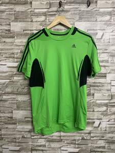 adidas アディダス M Tシャツ 半袖Tシャツ 半袖 ユニフォーム トレーニング サッカー スポーツ ウェア グリーン