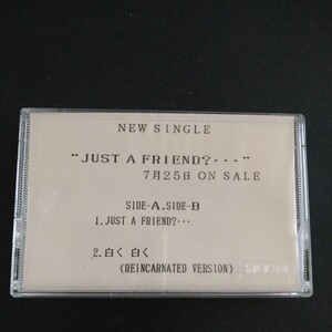 レアカセ！サンプル盤　非売品　★AURA オーラ/JUST A FRIEND？★シングル　カセットテープ　 当時物！