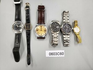 0603C60　腕時計　ジャンク品　おまとめ6点　SEIKO　CITIZEN　セイコー　など