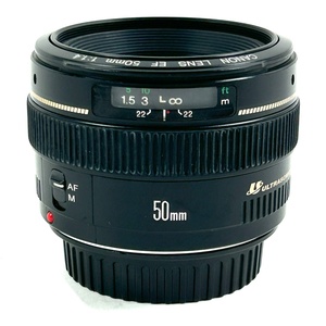 キヤノン Canon EF 50mm F1.4 USM ［ジャンク品］ 一眼カメラ用レンズ（オートフォーカス） 【中古】