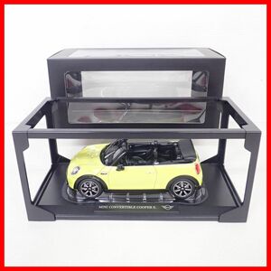 ☆BMW ディーラー特注 1/18 ミニ コンバーチブル クーパー S. 8043 5A21 538 BMW MINI CONVERTIBLE COOPER S. (Zesty Yellow)【20