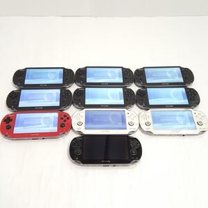 210) PSVita PCH-1000 1100 本体 10台 まとめ 動作未確認 ジャンク SONY PlayStation vita console