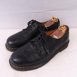 ドクターマーチン UK7/25.5cm-26.0cm/3ホール 黒 ブラック ブーツ メンズ レディース dr.martens 中古 古着 dm3801