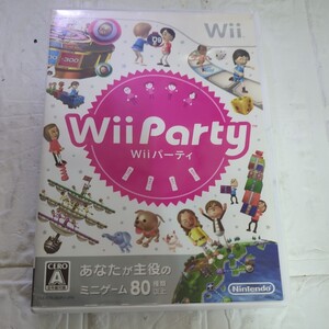 　空箱として販売、ディスクはオマケ、取引説明書なし　 Wii Party （ソフト単品版）