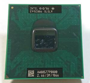 KN204 CPU Intel Core 2 Duo p8800 2.66GHz 1066MHz 3MB 2コア SLGLR