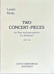 キラーイ Two Concert-Pieces (フルート+パーカッション) Kiraly 洋書