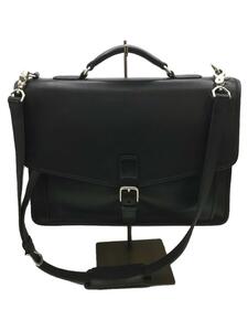 COACH◆ショルダーバッグ/レザー/BLK/無地/5319