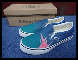 【海蛍】ポルノグラフィティ 岡野昭仁 モデル ～Believers never die～ スリッポン Slip On Akihito Model 24cm 箱付