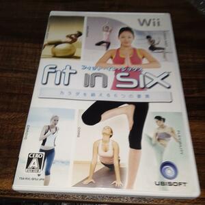 【送料4点まで230円】60【Wii】フィット・イン・シックス カラダを鍛える6つの要素【動作確認済】