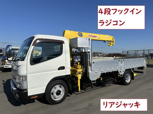 【諸費用コミ】:三菱ふそう キャンター 4段クレーン車 3tトラック アルミブロック いすゞ エルフ 日野 デュトロ ダイナ