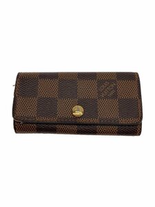 LOUIS VUITTON◆ミュルティクレ4_ダミエ・エベヌ_BRW/-/BRW/レディース