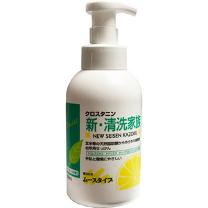 クロスタニン 新・清洗家族 台所用せっけん 500ml グレープフルーツの香り ムースタイプ