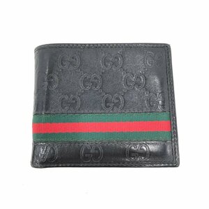 GUCCI グッチ GGシマ 財布 138073・4276 箱あり【CGAD3047】