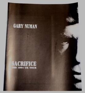 GARY NUMAN "SACRIFICE" THE 1994 UK TOUR レア記念パンフレット　新品