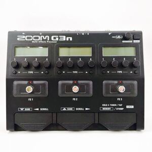 ZOOM G3n ズーム ギター用 マルチエフェクター アンプシミュレーター Multi-Effects Processor g3n 本体のみ Zoom