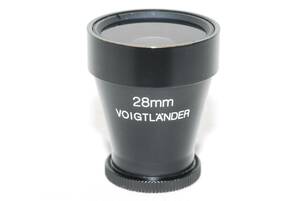 ★良品★Voigtlander フォクトレンダー 28mm M ビューファインダー ブラック♪