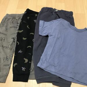 ズボン　長ズボン　95サイズ 半袖　tシャツ セット　裏起毛ズボンは1枚　a29