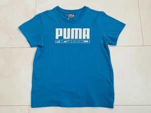 ■PUMA/プーマ■きれいな水色の半袖Tシャツ・ロゴマーク入り■水色/ブルー青■キッズ ジュニア150サイズ■背中のプーママークがポイント!!