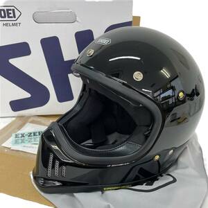 【美品】 SHOEI ショウエイ EX-ZERO フルフェイス ヘルメット 黒系 ブラック系 S(55㎝)サイズ 11818-120