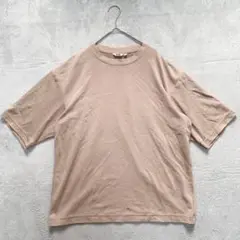 【UNIQLO】 (L) 無地 トップス 半袖 Tシャツ カットソー シンプル