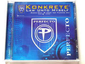 Konkrete／Law Unto Myself (UK盤CD) ■ Trouser Enthusiasts / Perfecto / Monoboy / John 