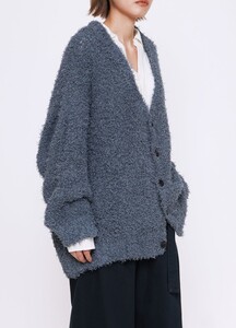 ★22ss 定4.1万 タグ付 YOKE BUSHY COTTON CARDIGAN ヨーク ニット カーディガン サイズ3(L) オーラリー シュタイン 中古★ジャンク扱い