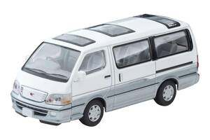 【中古】トミカリミテッドヴィンテージ ネオ 1/64 LV-N216d トヨタ ハイエースワゴン スーパーカスタムG 白/銀 2001年式 完成品