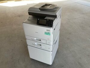 値下げ！2471-O★RICOH A4フルカラー複合機(コピー・FAX・スキャナー・プリンター)★MP C305★総印刷枚数極少3271枚！★当店受け渡し限定品