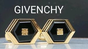 GIVENCHY カフス　オニキス　No.232