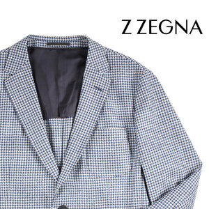 Z.ZEGNA（ジーゼニア） ジャケット 1DPQG0 グレー x ネイビー 54 【W20938】