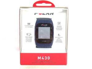 AH 4-1 ポラール POLAR GPS ランニングウォッチ 紺 M430 MODEL-2P 起動確認済 心拍計 防水