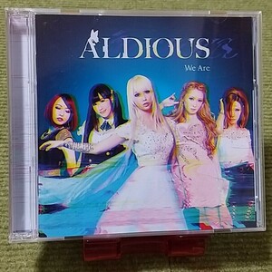 【名盤！】ALDIOUS We are 初回限定盤DVD付き CDアルバム 愛しい男 Absolute Travelers ガールズメタルバンド ベスト アルディアス