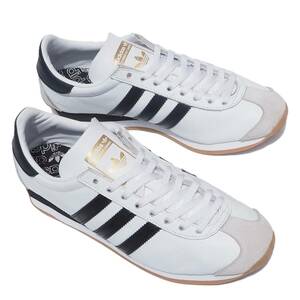 レア!! US 7 1/2 / 25.5ｃｍ 限定 20年製 adidas カントリー OG 白x黒 天然皮革