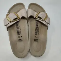 BIRKENSTOCK サンダル 38(24.5 cm) ゴールドバックル