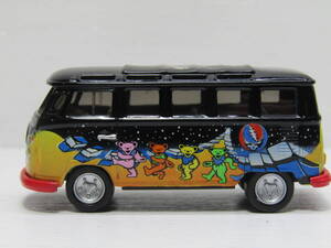 VW フォルクス ワーゲン Volkswagen Microbus TypeⅡ FLAT4 ヒッピー バス GRATEFUL DEAD DANCING BEARS 1/64位 サイケ ラブ Love & pease 