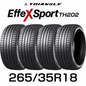 【新品】【2024年製】 輸入サマータイヤ4本セット 265/35R18-97Y TRIANGLE EffeX Sport TH202 / トライアングル 2653518 265/35/19