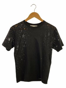 STELLAMcCARTNEY◆Star T-Shirt/Tシャツ/34/コットン/BLK/342365 SJW35