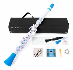 ★NUVO N120CLBL Clarineo ホワイト/ブルー クラリネオ プラスティック製 管楽器★新品送料込