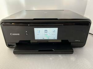  総印刷ページ数1300/美品●Canon インクジェット複合プリンター PIXUS TS8130 ブラック●ノズルチェック/動作確認済