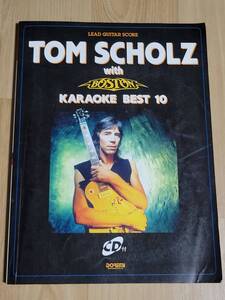 ★ トム・シュルツ カラオケCD付 ギタータブ譜スコア ベスト10 ★楽譜 ボストン TOM SCHOLZ BEST