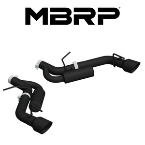 MBRP 2016-2024 シボレー カマロ SS 6.2L アクスルバック エキゾースト レース ブラックTip 爆音 正規品