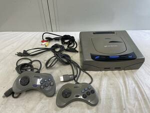 （161）セガサターン SEGA SATURN 本体 HST-3210 コントローラー×2 HSS-0101 コード まとめ売り