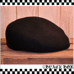 ビッグシルエット ビッグベレー 大判 大き目シルエット Big beret バスクベレー帽 ウール100％ MODS モッズ PUNK パンク 日本製 ブラック