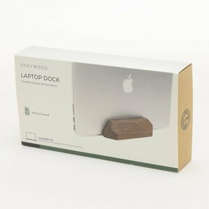 ▽502472 【未使用品】 OAKYWOOD ラップトップドック ノートパソコンスタンド タブレット Macbook iPad対応