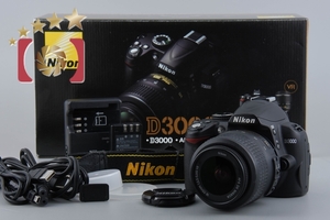 【中古】Nikon ニコン D3000 レンズキット 元箱付き